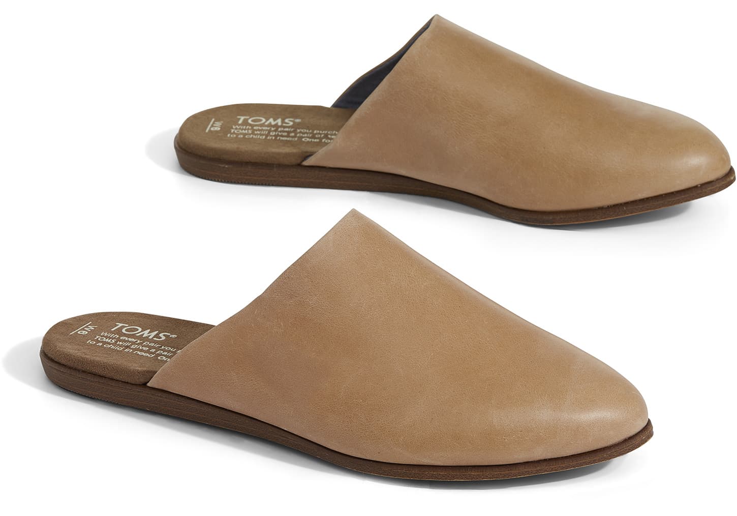 toms honey leather mules