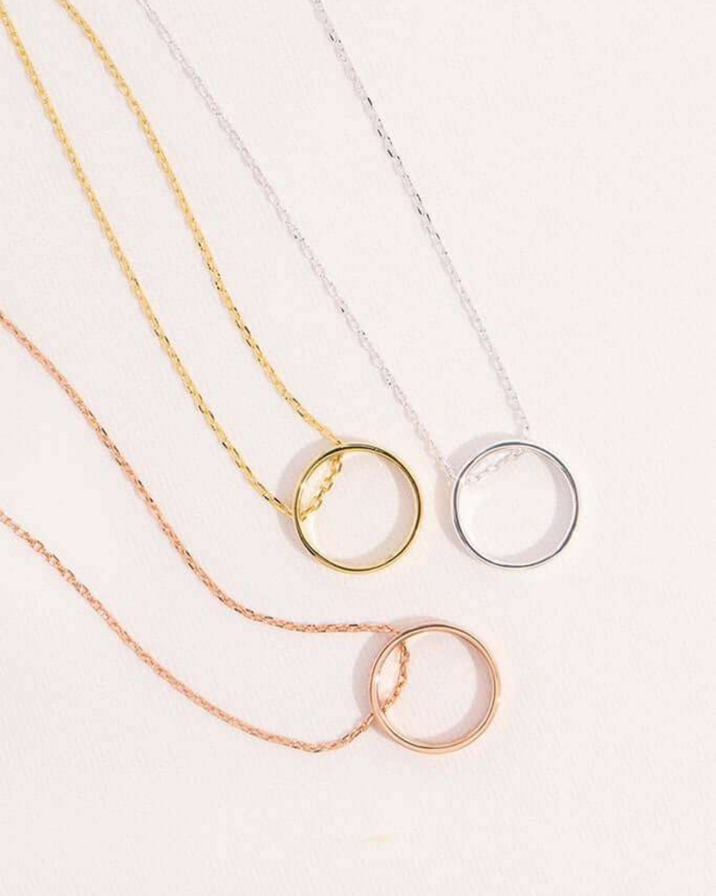 Liberte Circle of Life Jade Necklace - 3 colours