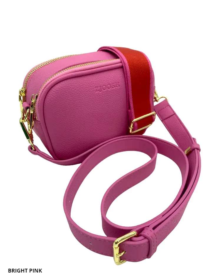 Elodie Tan Leather Crossbody Bag