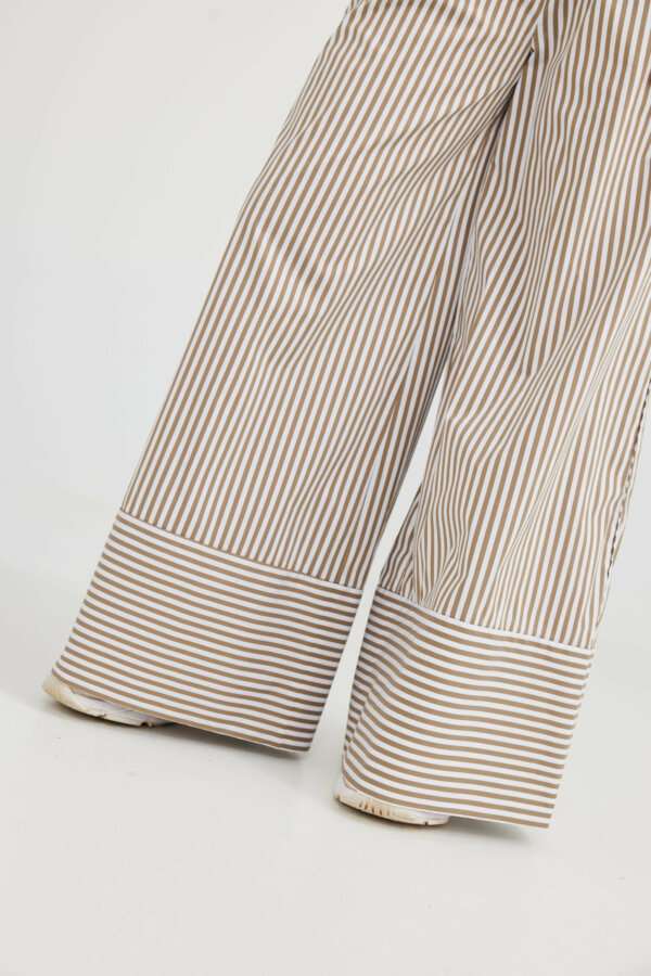 Daisy Says Clementine Pants - Taupe Stripe