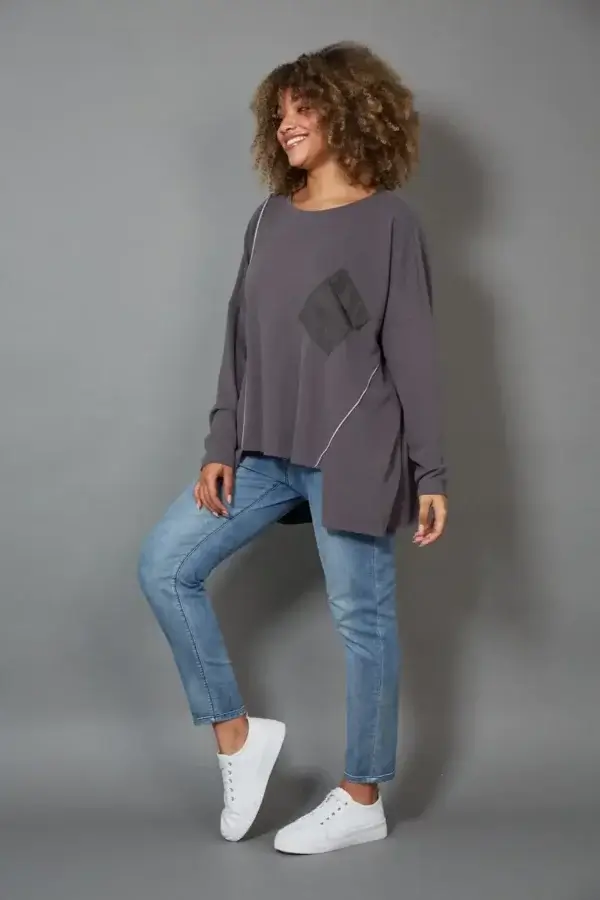 Eb&Ive Martini Slouch Top
