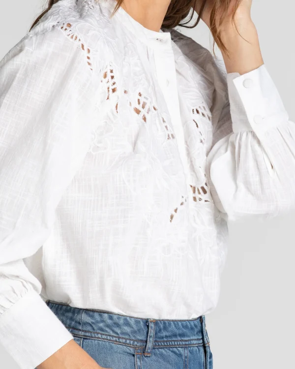 Boom Shankar Nyra Embroidered Top - White