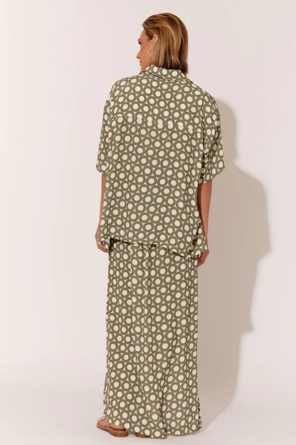 Adorne Emily Geometric Print Dress