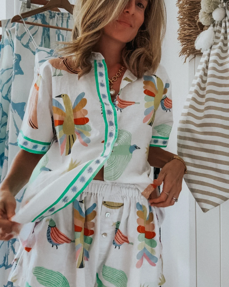 LJC Designs Jamie Short Sleeve Shirt - 7 colours