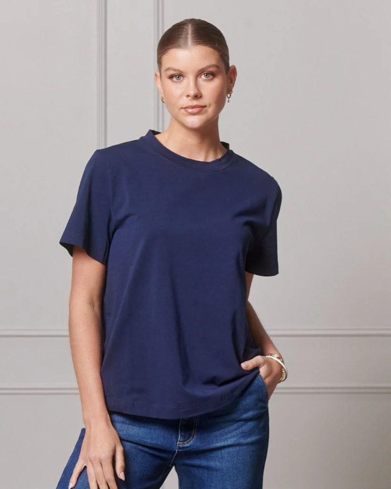 ZJOOSH ALICE TEE (NAVY)