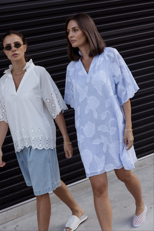 Alexandra Oakland Dress - Blue - Image 13