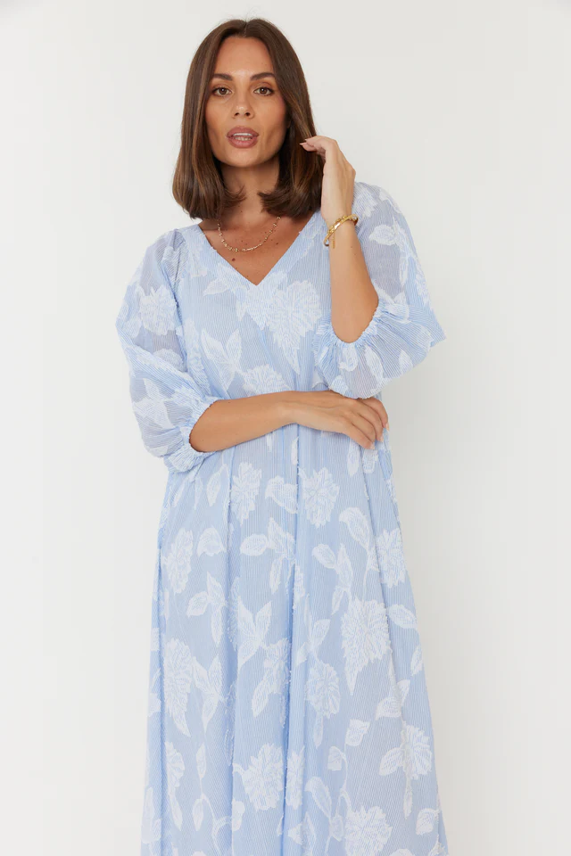 Alexandra Oliviera Dress - Blue - Image 5