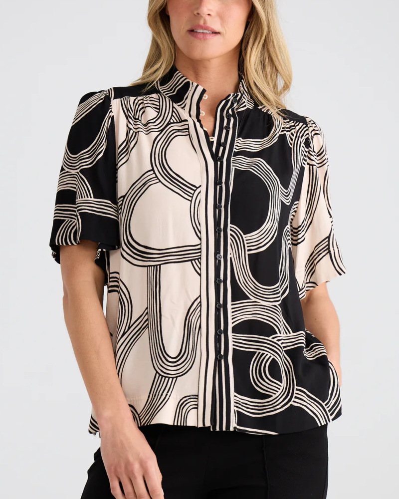 Brave & True Penelope Top Ink Lines