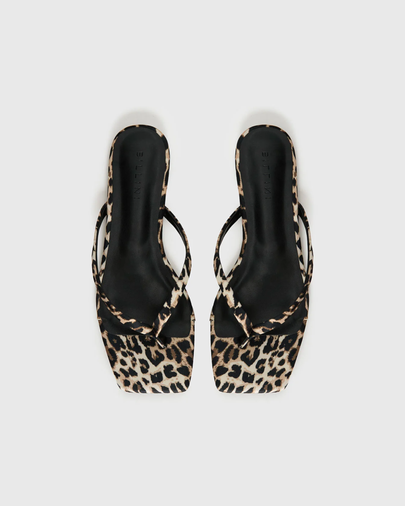 Billini Tove Sandals Leopard Satin