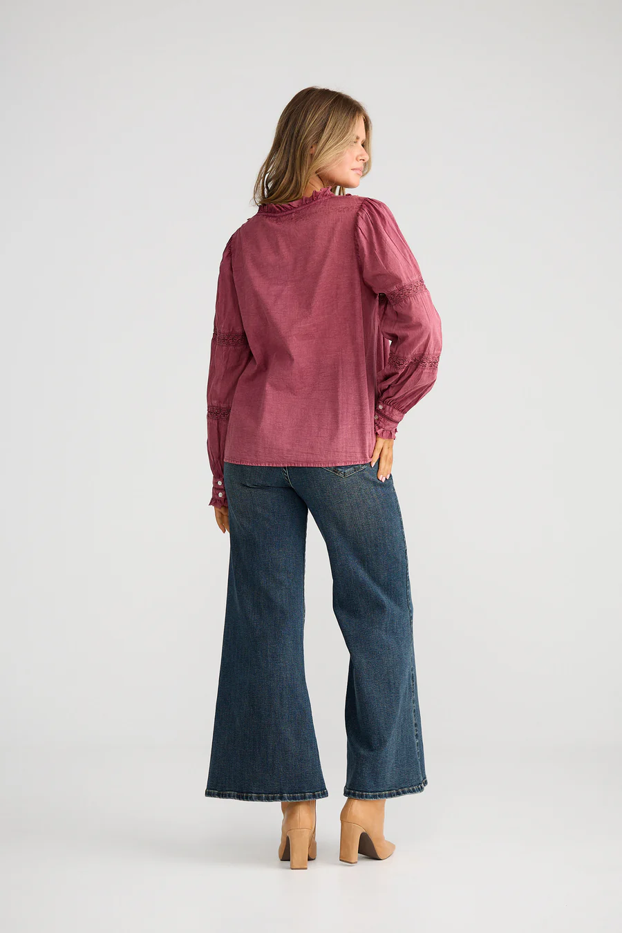 Talisman Gloria Top – Burgundy - Image 5