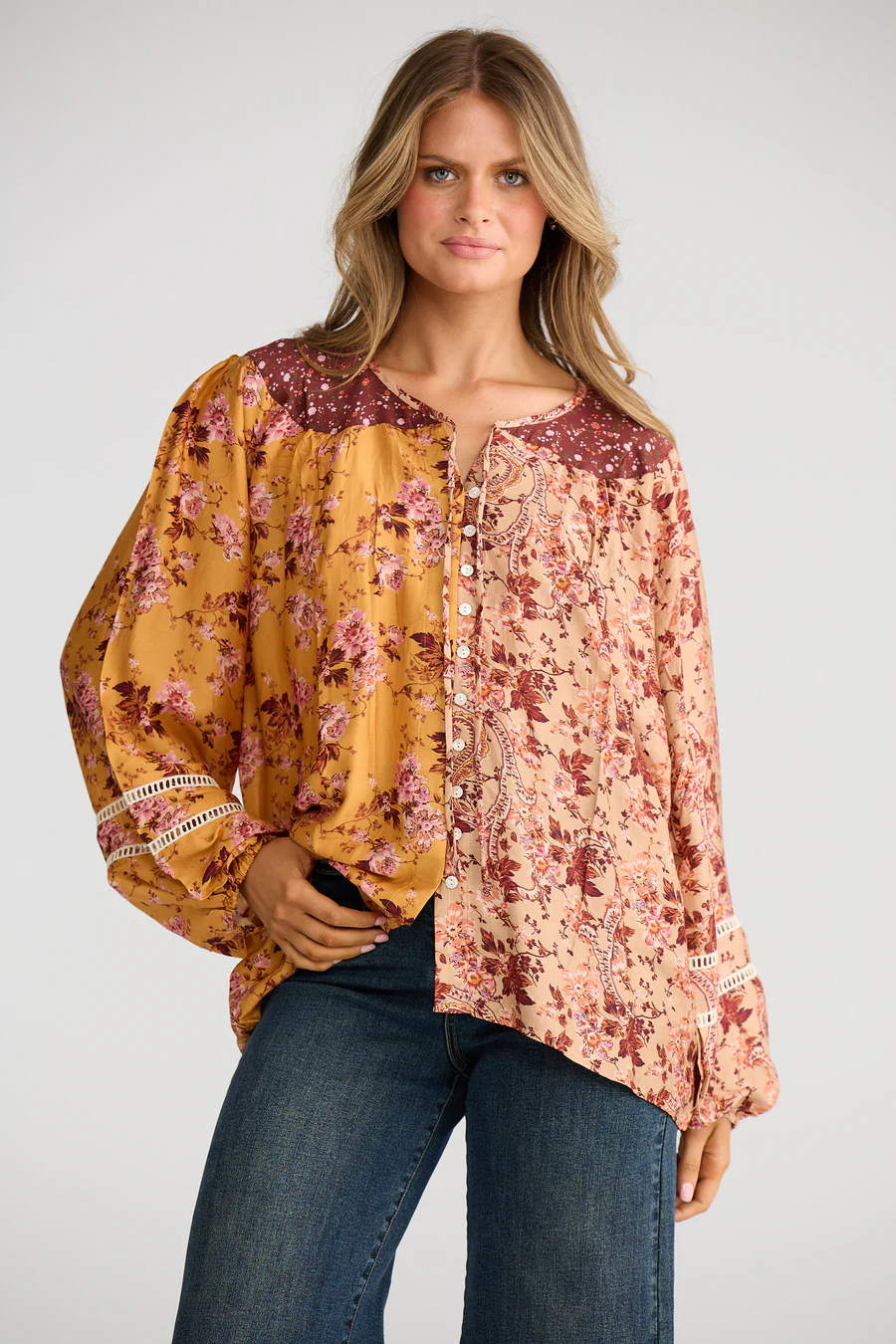 Talisman Briar Blouse – Wildflower Splice - Image 2