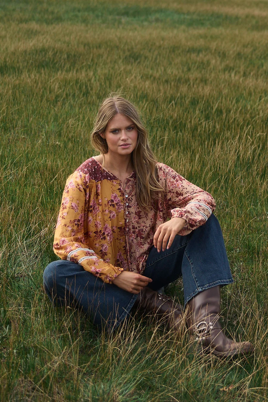 Talisman Briar Blouse – Wildflower Splice - Image 7